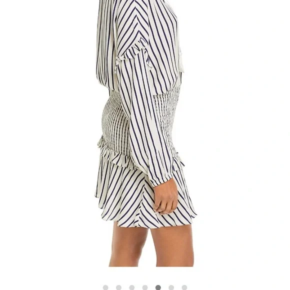 NWT Aqua smocked dress- size M - Picture 4 of 8